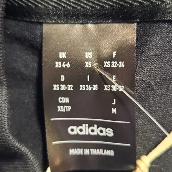 NWT Adidas Basketball Long Sleeve Tee Shirt Black Women's XS - Picture 7 of 11